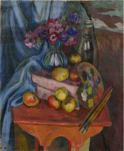 Composition aux fruits et à la palette